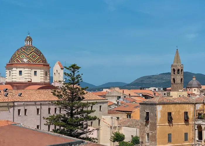 Amazing Views Of Alghero Old Town And The Sea